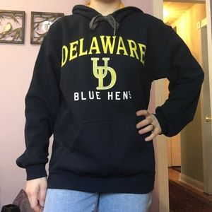 University of Delaware blue sweatshirt hoodie
